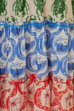 FARM Rio  Robes Courtes<Mini-robe mélange d'été
