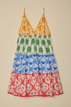 FARM Rio  Robes Courtes<Mini-robe mélange d'été