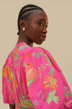 FARM Rio  Robes Courtes<Mini-robe rose jardin de fruits délicats