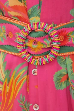 FARM Rio  Robes Courtes<Mini-robe rose jardin de fruits délicats