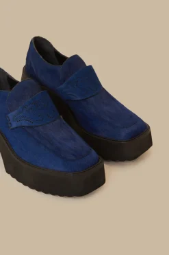 FARM Rio  Mocassins Et Mules<Mocassins à plateforme bleu roi