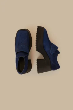FARM Rio  Mocassins Et Mules<Mocassins à plateforme bleu roi
