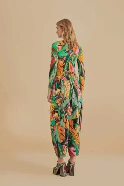 FARM Rio  Pantalon<Pantalon à feuillage de banane multicolore