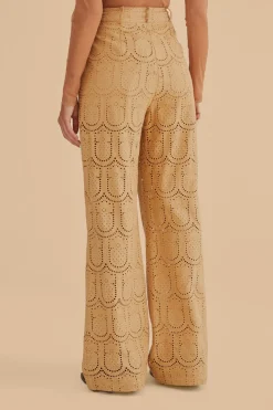 FARM Rio  Pantalon<Pantalon à œillets kaki Ananas