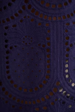 FARM Rio Pantalon<Pantalon à Oeillets Ananas Bleu Marine