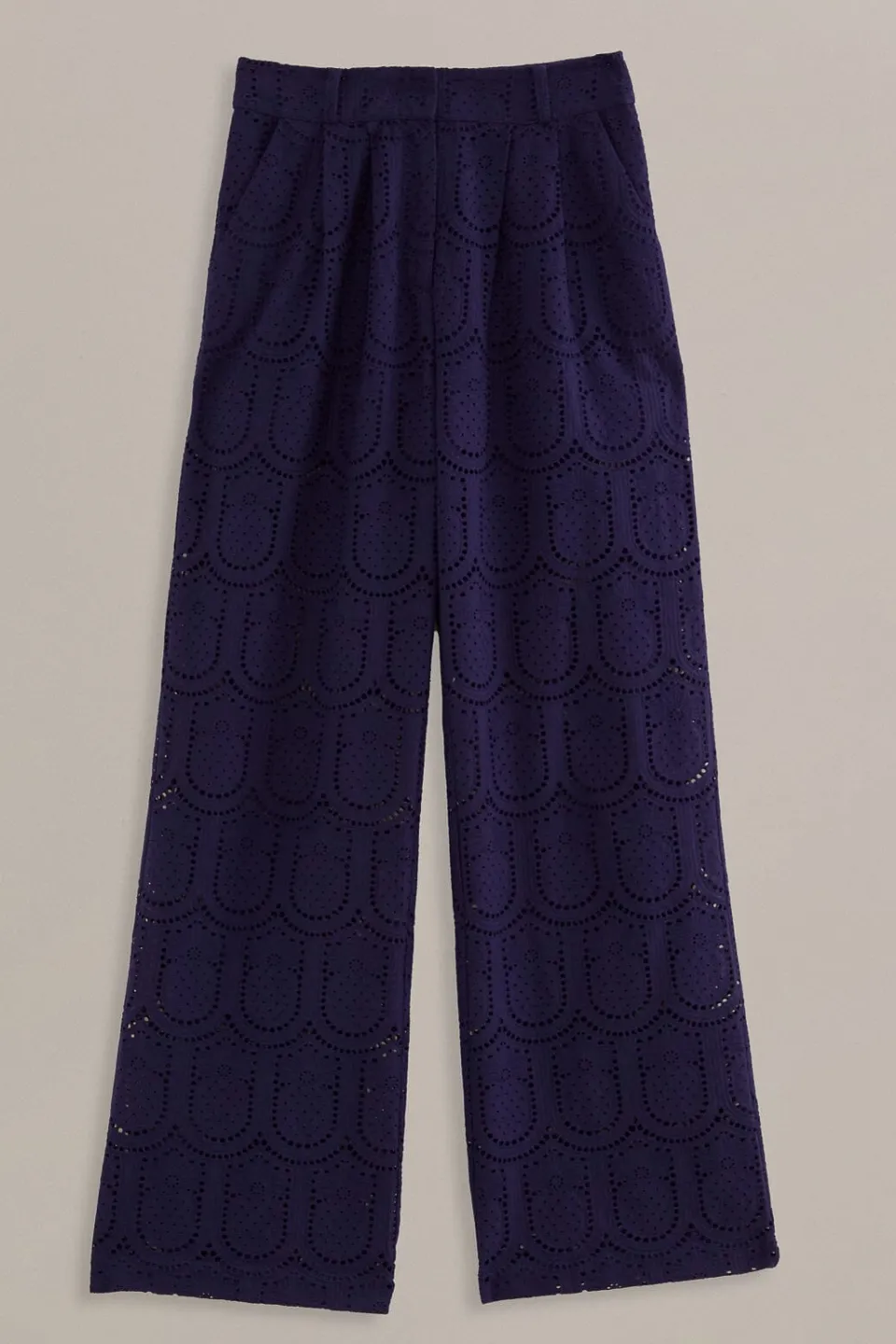 FARM Rio Pantalon<Pantalon à Oeillets Ananas Bleu Marine