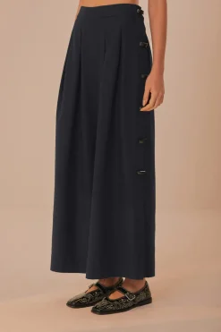 FARM Rio Pantalon<Pantalon boutonné noir