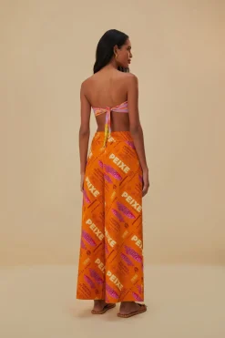 FARM Rio  Pantalon<Pantalon cargo orange Fresh Fish