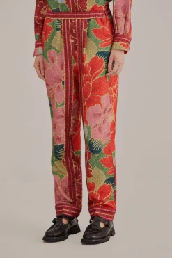 FARM Rio  Cadeaux|Pantalon<Pantalon Chita Solaire Vert