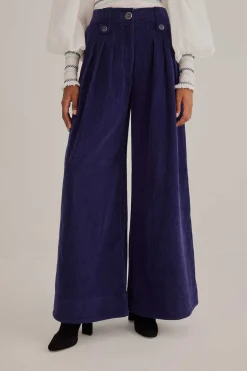 FARM Rio  Pantalon<Pantalon de costume taille basse bleu marine