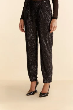 FARM Rio  Pantalon<Pantalon de pyjama à sequins noir