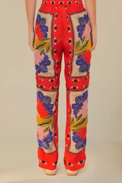 FARM Rio  Pantalon<Pantalon de pyjama foulard surréaliste sable
