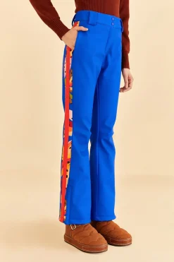 FARM Rio Pantalon<Pantalon de ski bananes colorées bleues