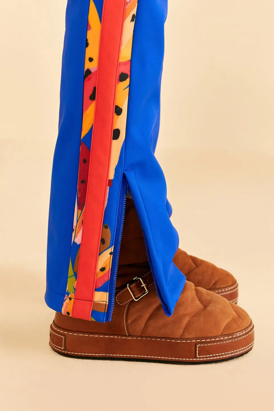 FARM Rio Pantalon<Pantalon de ski bananes colorées bleues
