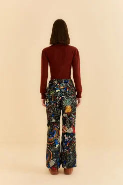 FARM Rio Pantalon<Pantalon de ski Borogodo noir