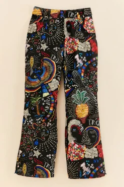 FARM Rio Pantalon<Pantalon de ski Borogodo noir