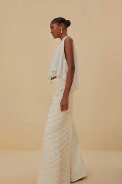 FARM Rio  Pantalon<Pantalon en crochet blanc