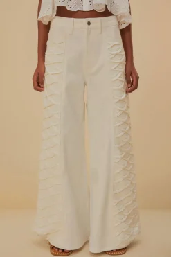 FARM Rio  Pantalon<Pantalon en crochet blanc