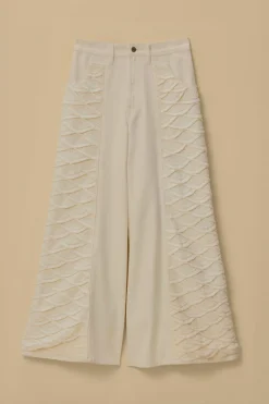 FARM Rio Pantalon<Pantalon en crochet blanc