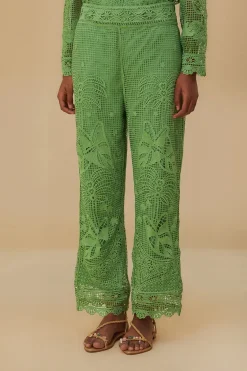 FARM Rio  Pantalon<Pantalon Guipire Vert