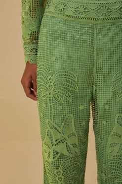 FARM Rio  Pantalon<Pantalon Guipire Vert