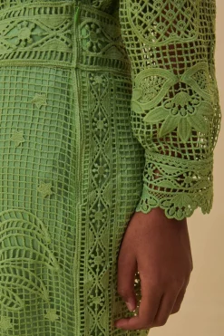 FARM Rio  Pantalon<Pantalon Guipire Vert