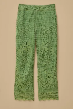 FARM Rio  Pantalon<Pantalon Guipire Vert