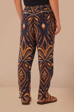 FARM Rio  Pantalon<Pantalon Ikat Ananas Bleu