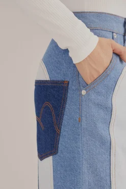 FARM Rio  Pantalon<Pantalon large en denim patchwork