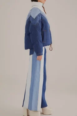 FARM Rio  Pantalon<Pantalon large en denim patchwork