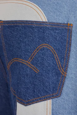 FARM Rio  Pantalon<Pantalon large en denim patchwork
