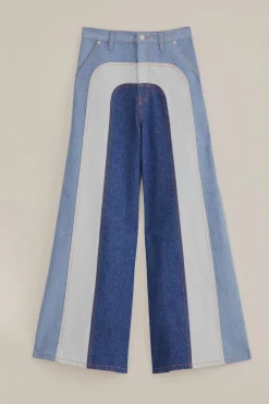 FARM Rio  Pantalon<Pantalon large en denim patchwork