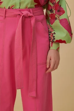 FARM Rio  Pantalon<Pantalon large rose