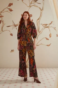 FARM Rio  Pantalon<Pantalon Éléphants Marron