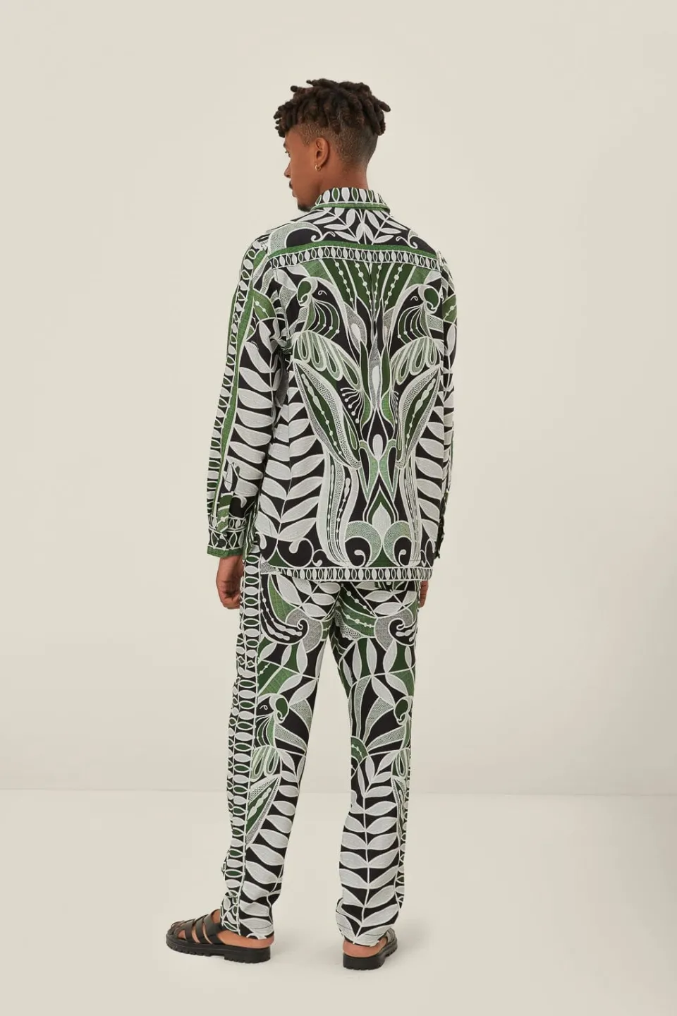FARM Rio Pantalon<Pantalon Nature en Dentelle Noire