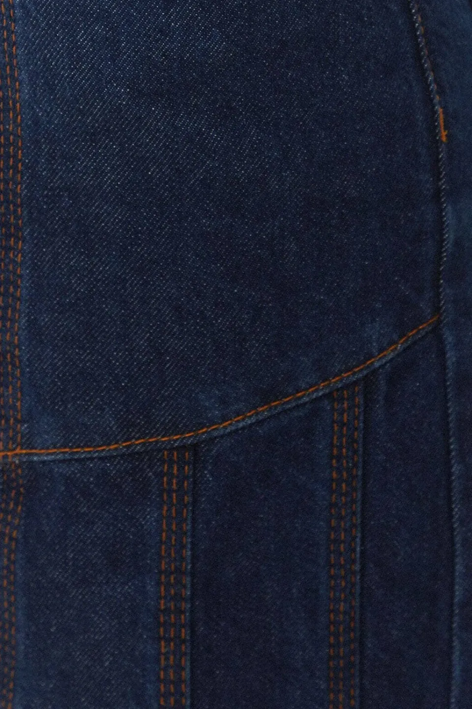 FARM Rio Pantalon<Pantalon taille haute en denim foncé