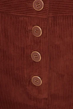 FARM Rio  Pantalon<Pantalon évasé marron