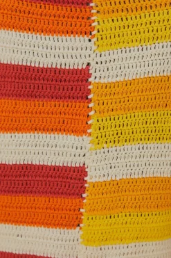 FARM Rio  Pulls Et Sweat-shirts<Pull au crochet à rayures coucher de soleil