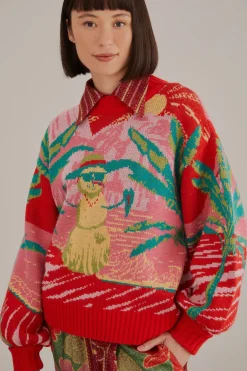 FARM Rio  Cadeaux|Pulls Et Sweat-shirts<Pull de Noël ensoleillé