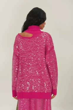 FARM Rio  Pulls Et Sweat-shirts<Pull en tricot à fleurs d'anthurium
