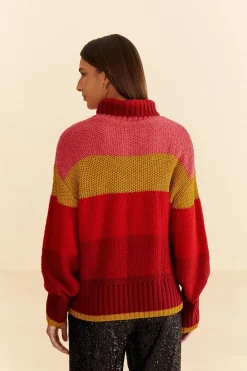 FARM Rio  Pulls Et Sweat-shirts<Pull en tricot à rayures brillantes