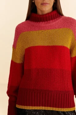 FARM Rio Pulls Et Sweat-shirts<Pull en tricot à rayures brillantes