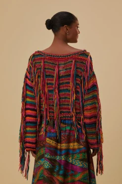 FARM Rio  Pulls Et Sweat-shirts<Pull en tricot à rayures colorées