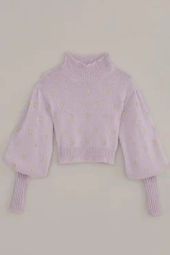 FARM Rio  Pulls Et Sweat-shirts<Pull en tricot brodé miroir