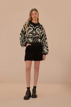 FARM Rio  Pulls Et Sweat-shirts<Pull en tricot ikat à motif ananas