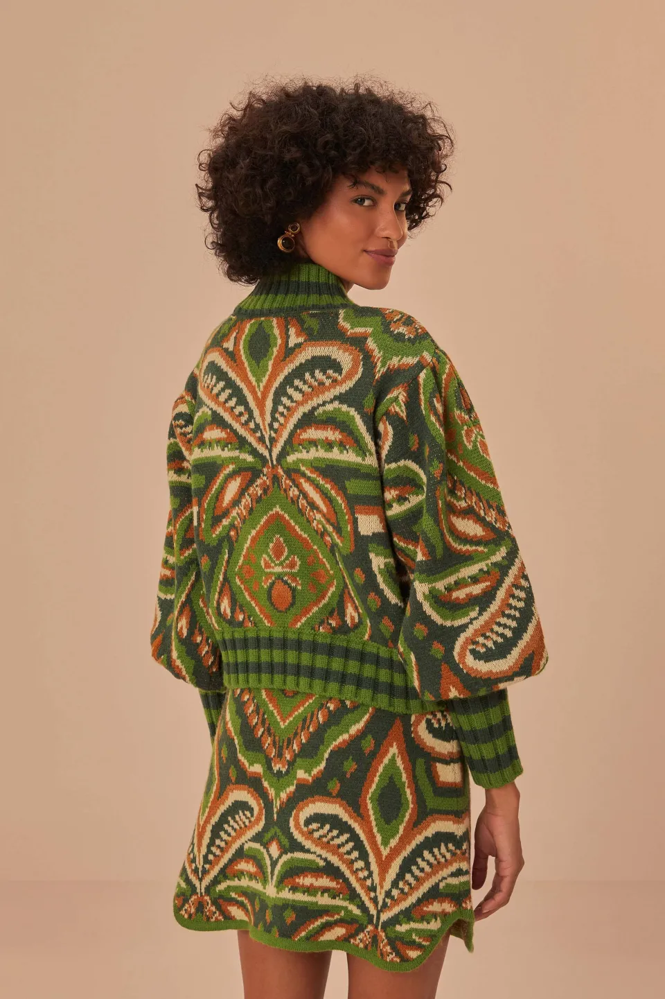 FARM Rio Pulls Et Sweat-shirts<Pull Ikat à imprimé ananas vert