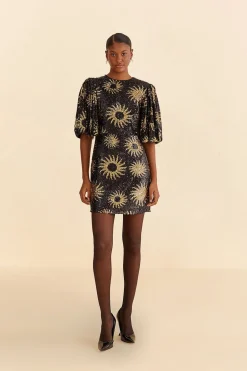 FARM Rio  Robes Courtes<Robe courte à sequins Sunny Mood