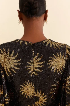 FARM Rio  Robes Courtes<Robe courte à sequins Sunny Mood