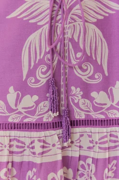 FARM Rio  Robes Courtes<Robe courte lilas Sweet Garden