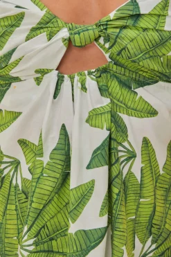 FARM Rio Robes Courtes<Robe courte Off-White Palms Fan